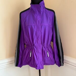 VTG Pro spirit tracksuit set from the 90 in purple and black pants sz M jacket L